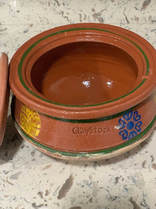 Cooking Clay Pot (Small Handi)(Stove Stand Sold Separately)