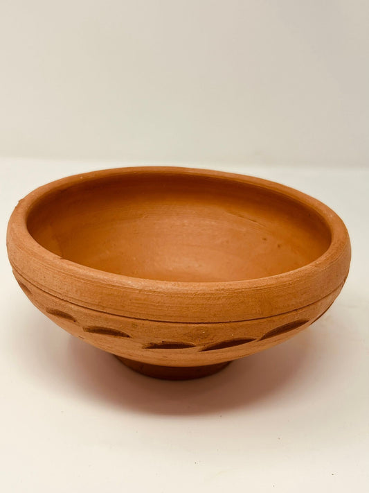 Clay Soup Bowl (UNGLAZED White Clay) 4pcs